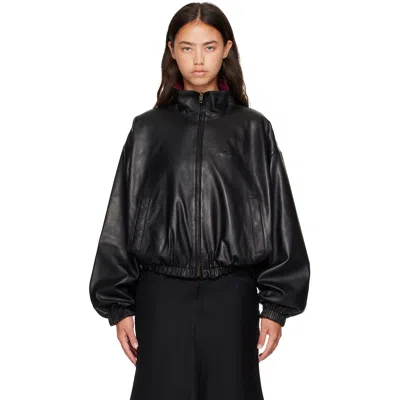 Balenciaga Black Tracksuit Reversible Lambskin Jacket