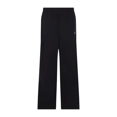 Balenciaga Black Trousers In Loop Sports Icon Technical Polyamide