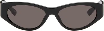 Balenciaga Black Tuesday Round Oval Sunglasses
