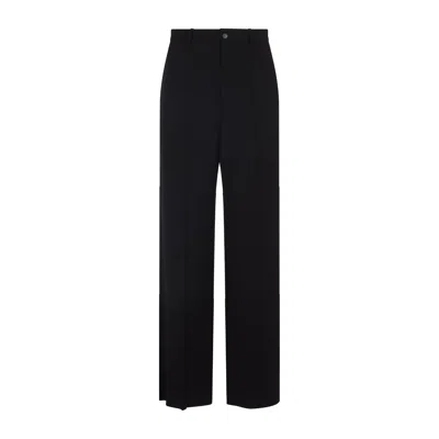 Balenciaga Elegant Tuxedo Pants For Men In Black