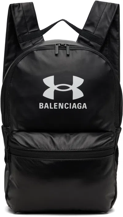 Balenciaga Black Under Armour Edition Backpack In 1000