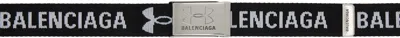 Balenciaga Black Under Armour Edition Skater Belt In 1090