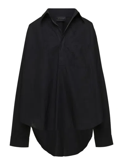 BALENCIAGA BLACK VAREUSE SHIRT