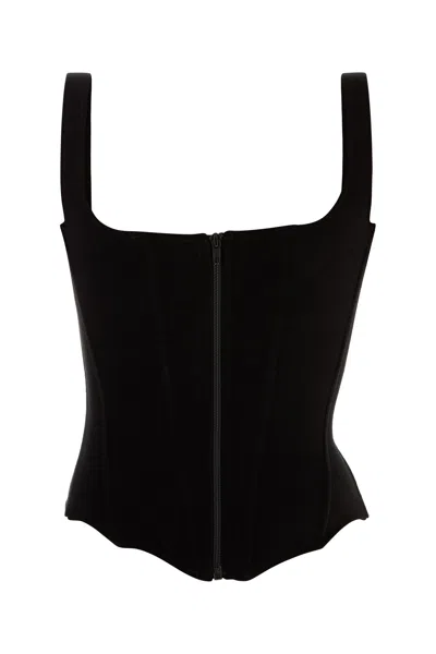 Balenciaga Black Velvet Bodice