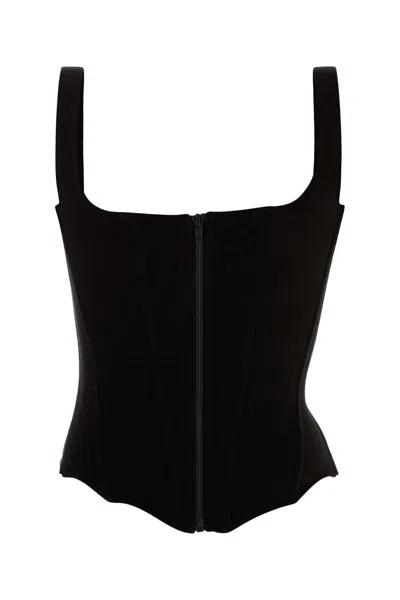 BALENCIAGA BALENCIAGA BLACK VELVET BODICE