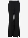 Balenciaga Black Viscose Flared Pant