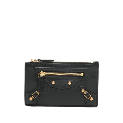 Balenciaga Le City Long Card Holder In Black
