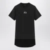 Balenciaga Women Hybrid T-shirt Dress With Sport Icon Logo In Black
