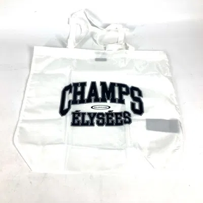 Pre-owned Balenciaga Black White Nylon Eco-bag Shoulder Bag Tote Bag () In Multi