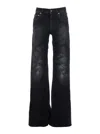 Balenciaga Wide Leg Pants In Black