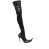 Balenciaga 110mm Alaska Over-the-knee Boots In Black