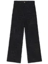 Balenciaga Large Baggy Trousers In Wool Blend In Black