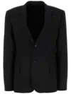 Balenciaga Standard Single-breasted Tailored Blazer In Black In Black