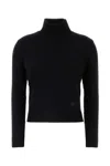 Balenciaga Women's Wool Blend Sweater In Black