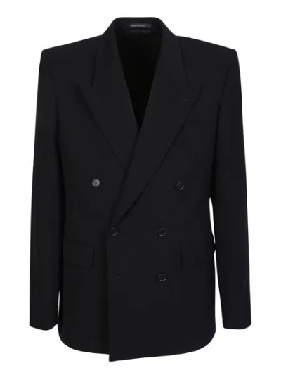 Balenciaga Black Wool Jacket For Women
