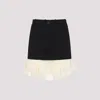 Balenciaga Women Lingerie Mini Tailored Skirt In Black