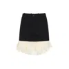 Balenciaga Black Wool Mini Skirt
