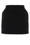 Balenciaga Black Hourglass Mini Skirt In Black