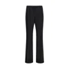 Balenciaga Wool Elastane Trousers In Black