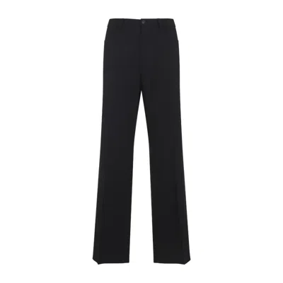 BALENCIAGA BLACK WOOL PANTS