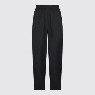 BALENCIAGA BLACK WOOL PANTS