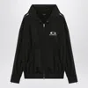Balenciaga Black Zip-up Sweatshirt Loop Sports Icon In Black