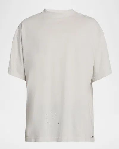 Balenciaga Blackletter Script Oversized T Shirt In White