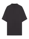 Balenciaga Blackletter Script Oversized T-shirt In Brown
