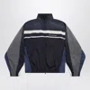 Balenciaga Men's 50/50 Tracksuit Jacket In Black Faded In Black