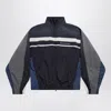 Balenciaga Men's 50/50 Tracksuit Jacket In Black Faded In Black