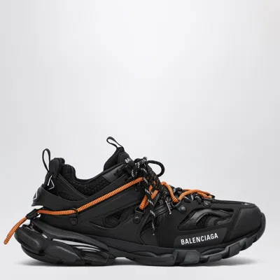BALENCIAGA BALENCIAGA BLACK/ORANGE SNEAKER TRACK TRAIL LACES