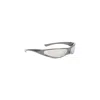 Balenciaga Blade Rect Bb0383s Sunglasses In Gray