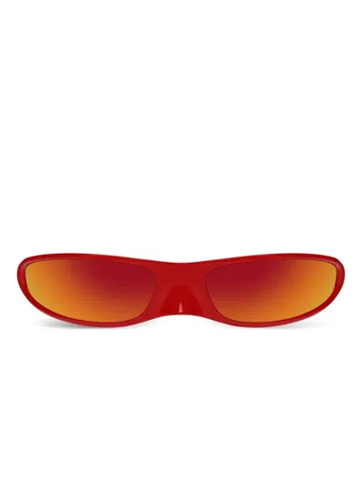 Balenciaga Blade Sunglasses In Red