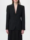 Balenciaga Single-breasted Blazer In Black