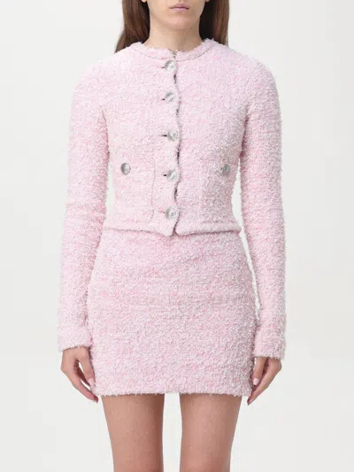 BALENCIAGA CARDIGAN BALENCIAGA WOMAN COLOR PINK,414722010
