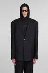 Balenciaga Standard Tailored Jacket Clothing In Black