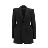 Balenciaga Structured Wool Blazer Jacket With Padded Shoulders