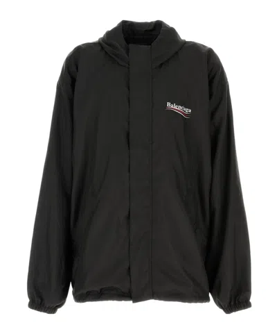 BALENCIAGA BALENCIAGA POLITICAL CAMPAIGN HOODED JACKET