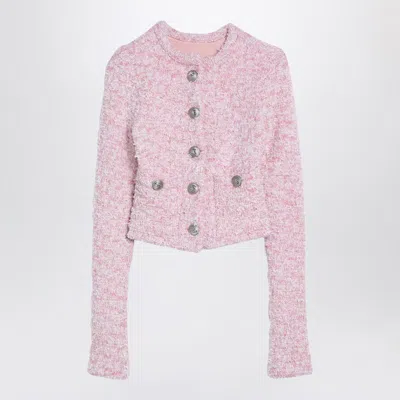 BALENCIAGA BALENCIAGA BLEND TWEED CROPPED CARDIGAN