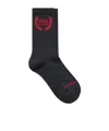 Balenciaga Blended Socks In Black