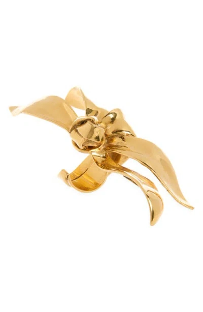 Balenciaga Bloom Pinky Ring In Gold