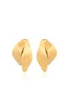 Balenciaga Bloom Xs Earrings In Gold
