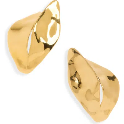 Balenciaga Bloom Xs Earrings In Gold