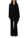 Balenciaga Blouse With Scarf In Black