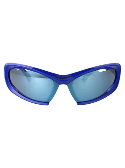 Balenciaga Blue Acetate Sunglasses