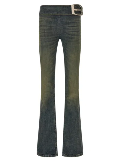 BALENCIAGA BLUE BOOTCUT JEANS