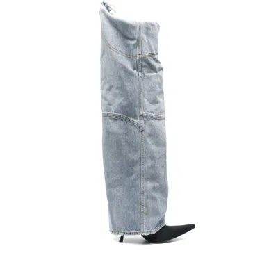 Balenciaga Blue Boots Women