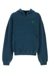 BALENCIAGA BLUE COTTON OVERSIZE SWEATSHIRT
