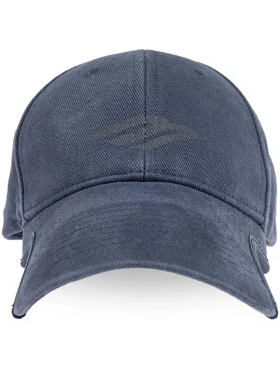 Balenciaga Blue Drill 3b Stencil Baseball Cap