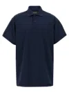 Balenciaga Logo's Polo Shirt In Blue